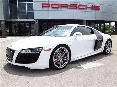 2011 audi r8 v10 only 7800 miles 1 florida owner clean history service done