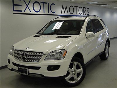 2008 mercedes ml350 4matic! nav rear-cam htd-sts hk-sound/6cd power-trunk 19&#034;whl