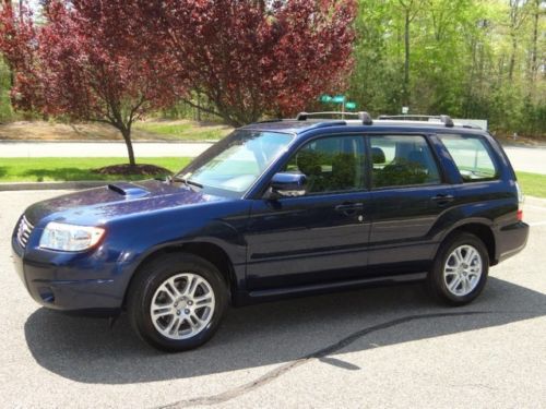 Subaru : 2006 forester xt turbo awd leather roof 1owner records new tires