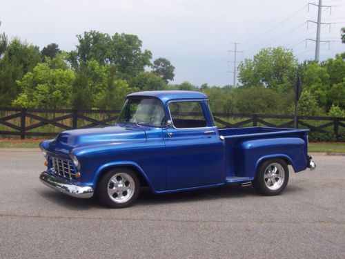 Awesome 1956 chevrolet 3100 big window pick up resto mod frame off show and go!!