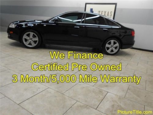 2008 audi a6 quattro awd leather certified pre owned warranty we finance texas