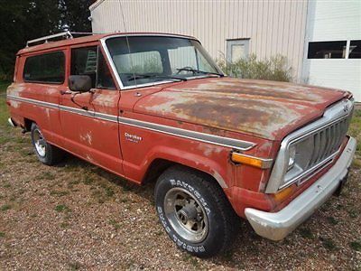 1983 jeep cherokee 2-door 6-cylinder 4-speed manual shift fsj like wagoneer