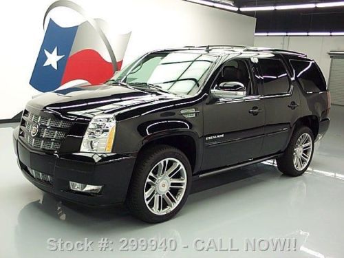 2013 cadillac escalade prem sunroof nav dvd 22&#039;s 10k mi texas direct auto