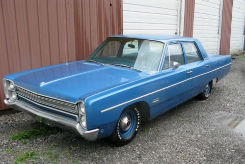 1968 plymouth fury ii, 318-4v, 727, highly original