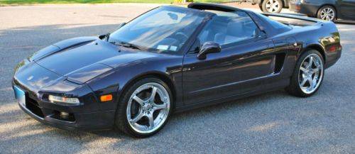 1996 acura nsx-t 5 spd - rare color-midnight pearl -low miles16k original owner