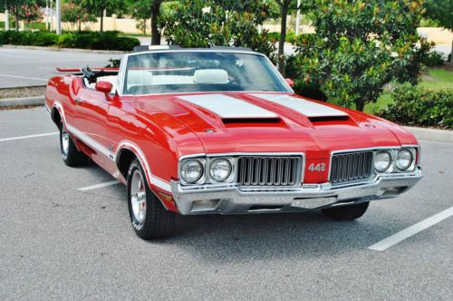 Simply the best that can be found 70 oldsmobile 442 w-30  convertible clone a/c