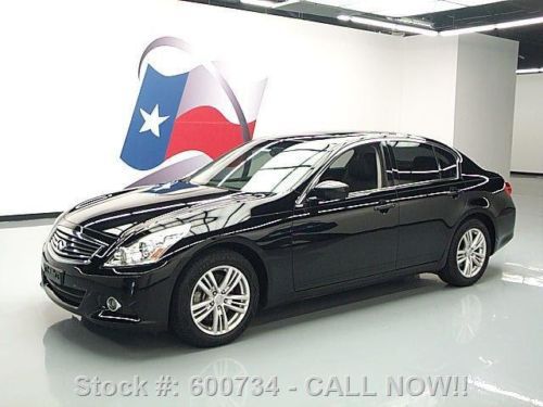 2011 infiniti g25 journey sedan sunroof rear cam 43k mi texas direct auto