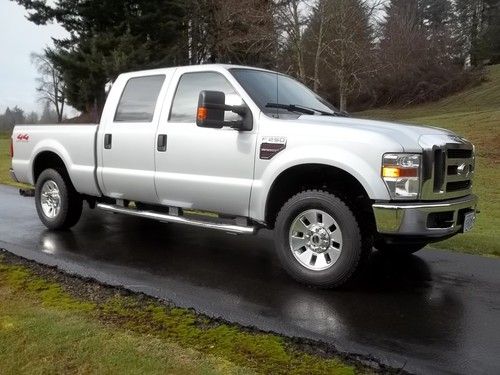 2008 ford f-250 super duty xlt crew cab short box  pickup 4-door 6.4l