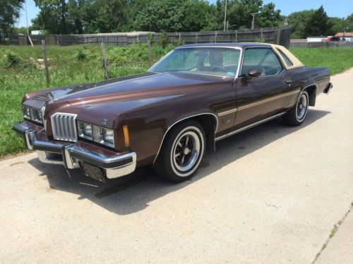 1977 pontiac grand prix lj 400 v-8 engine completely original one owner classic