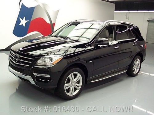 2012 mercedes-benz ml350 4matic awd pano roof nav 44k texas direct auto