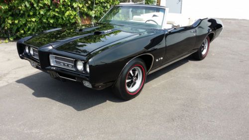 Black ram iv convertible gto &#034;one of 45&#034; 4 speeds number 1 condition!