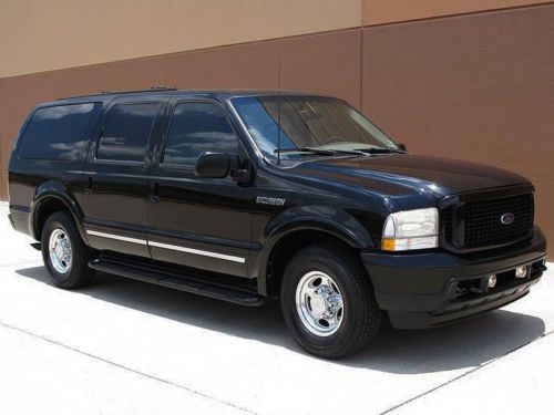 2002 ford excursion suv limited 7.3l v8 diesel 2wd third row tv/dvd 1owner