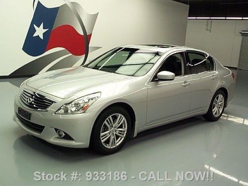 2012 infiniti g37 journey premium sunroof rear cam 29k texas direct auto
