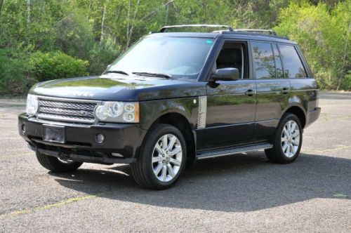 2006 land rover range rover supercharged sport utility 4-door 4.2l awd clean car