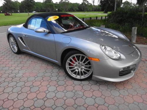 Limited edition 2008 porsche boxster rs 60 spyder conv 303 hp 3.4l v6 6-spd man