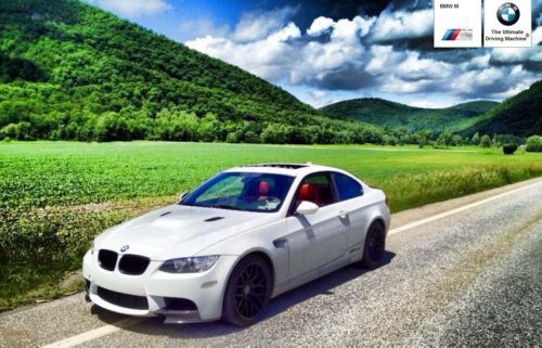 2012 bmw m3 e92 coupe - 6mt - v8 - alpine white - fox red - competition package