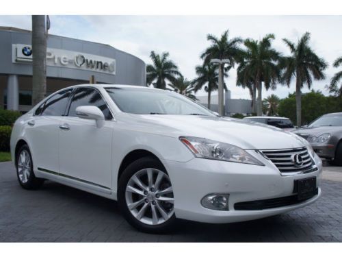 2010 lexus es350 only 2 owners clean carfax heated and a/c seats florida car