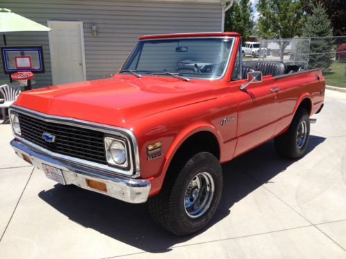 Chevrolet blazer cst 4x4, fuel injected, 700r4 trans, 134a a/c, 93,000 miles!!!