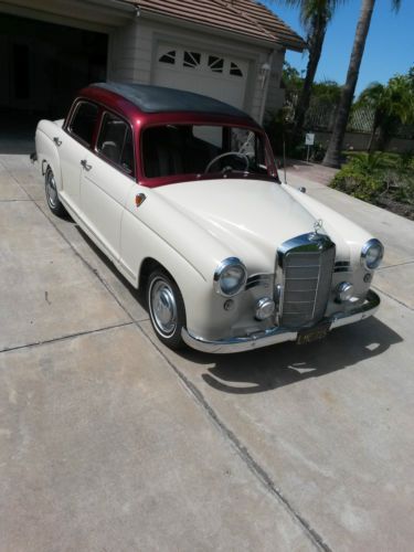 1957 mercedes 190 ponton - fully restored