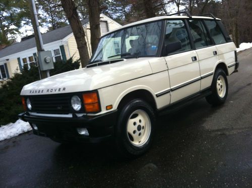 1988 range rover classic rare low miles one family owned very nice