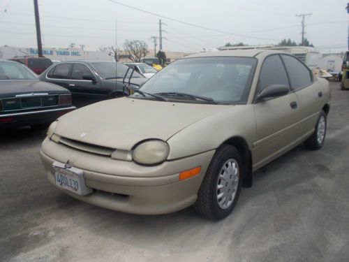 1999 dodge neon, no reserve