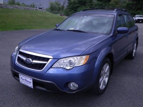 2008 suburu outback ltd wagon blue awd