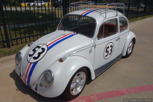 1966 vw beetle herbie love bug tribute classic volkswagen custom - video
