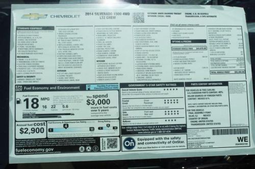 2014 Chevrolet Silverado 1500 1LZ, US $49,960.00, image 4