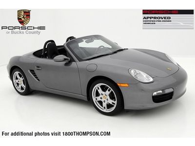 2007 boxster, 4 new tires, porsche cpo, 4500 miles, tiptronic, sound pkg plus