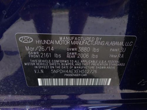 2014 Hyundai Elantra SE, US $20,480.00, image 2