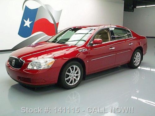 2007 buick lucerne cxl heated leather chrome wheels 58k texas direct auto