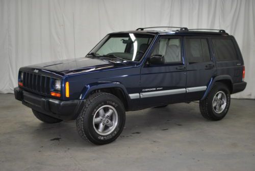 01 jeep cherokee sport 4x4 no reserve