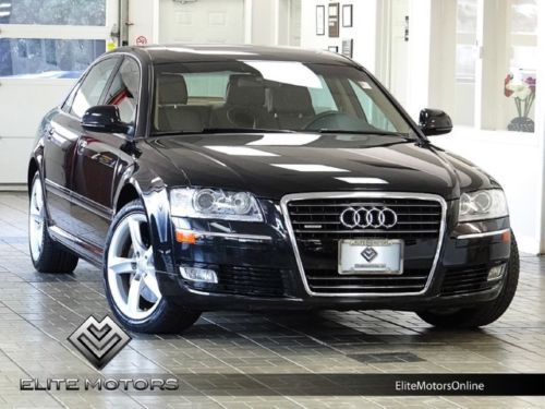 09 audi a8l 4.2l quattro awd navi back up cam bose heated vent seats