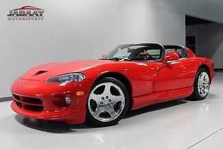 2000 dodge viper rt/10~only 13,968 miles~new rear tires~red/cognac leather~2 key