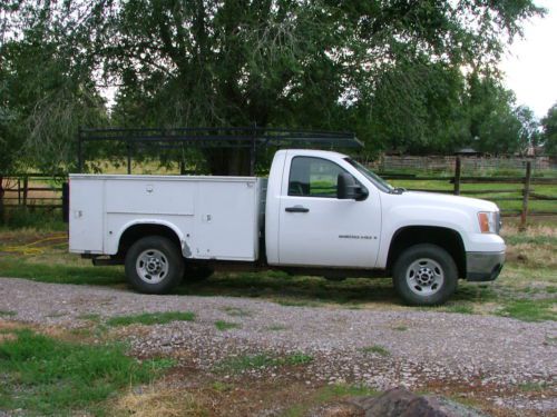 2008 gmc hd2500 service utility bed liftgate 6.0 2wd