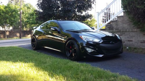 2013 hyundai genesis coupe 2 dr 3.8 track edition manual triple black v6