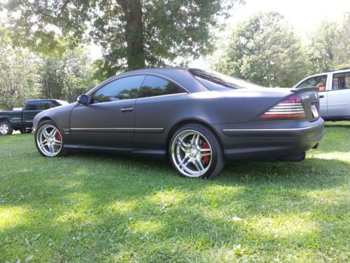 Cl600 v12 twin turbo renntech rare super car-owned by nba superstar-matte black