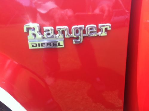 1984ford ranger pickup truck red &amp; white used as is