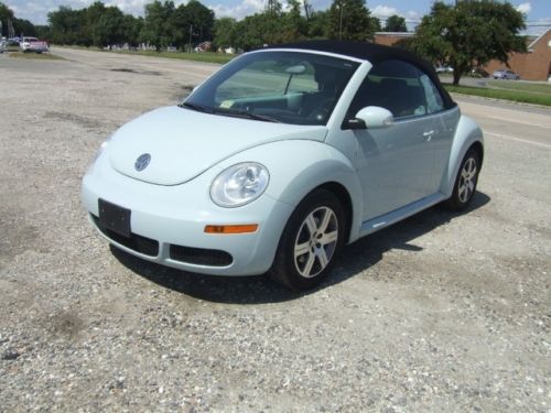 2006 vw new beetle gls convertible  only 40k miles   5 speed transmission