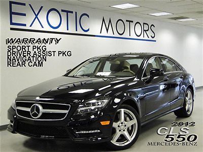 2012 mercedes cls550!! nav rear-cam sport-pkg p1/driver-assistance-pkg warranty