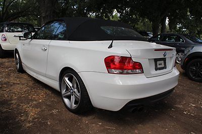 1 series bmw 135i convertible low miles 2 dr manual gasoline 3.0l straight 6 cyl