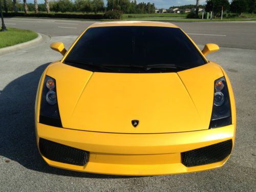 2004 lamborghini gallardo ~pearl yellow~e-gear~clean carfax~excellent condition