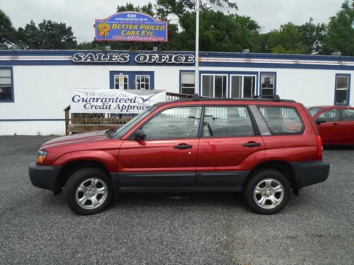 2003 subaru forester x wagon 4-door 2.5l very nice awd clean carfax runs good