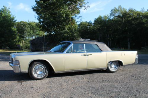 1965 lincoln continental convertible