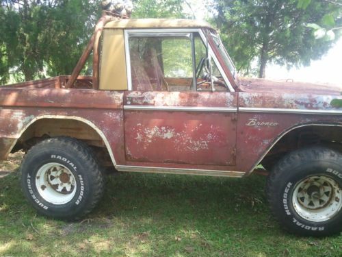 1967 ford bronco half cab 4x4