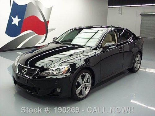 2013 lexus is250 sunroof paddle shift one owner 17k mi texas direct auto