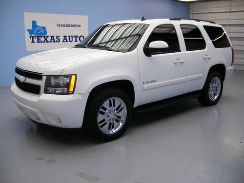 We finance!!!  2008 chevrolet tahoe lt auto roof nav rcam tv 3rd row flex-fuel