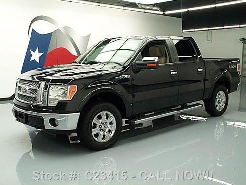 2010 ford f150 lariat crew 4x4 sunroof nav rear cam 33k texas direct auto