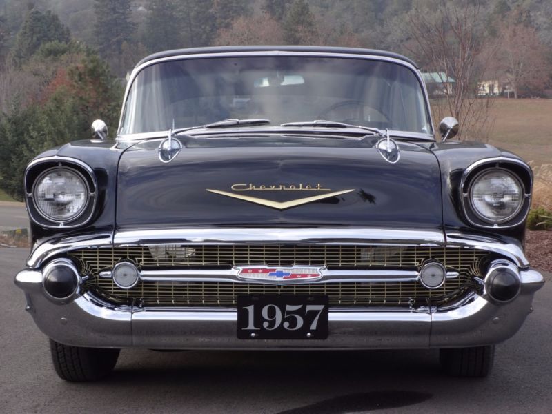 1957 chevrolet bel air150210 restored to original condition