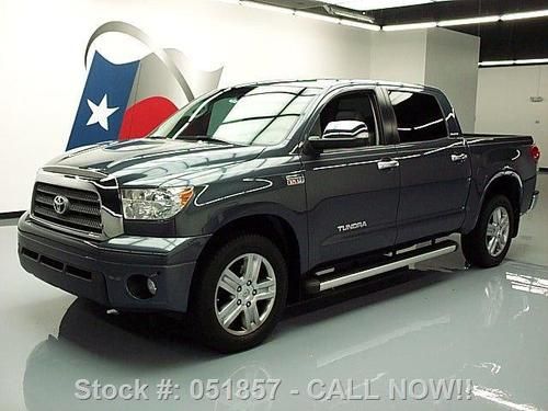 2008 toyota tundra limited crewmax sunroof nav 20's 59k texas direct auto